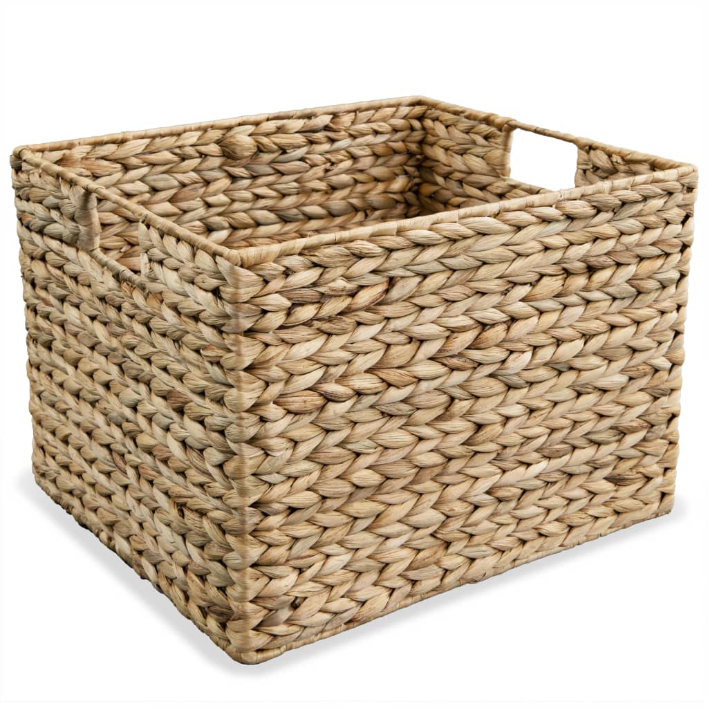 vidaXL Storage Basket Set 3 Pieces Water Hyacinth-2