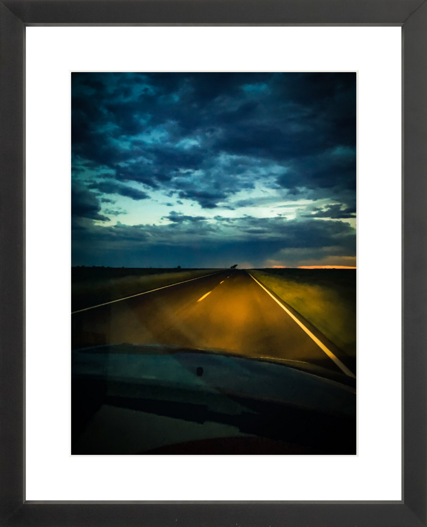 The Oklahoma Highway 10x13 Framed Print